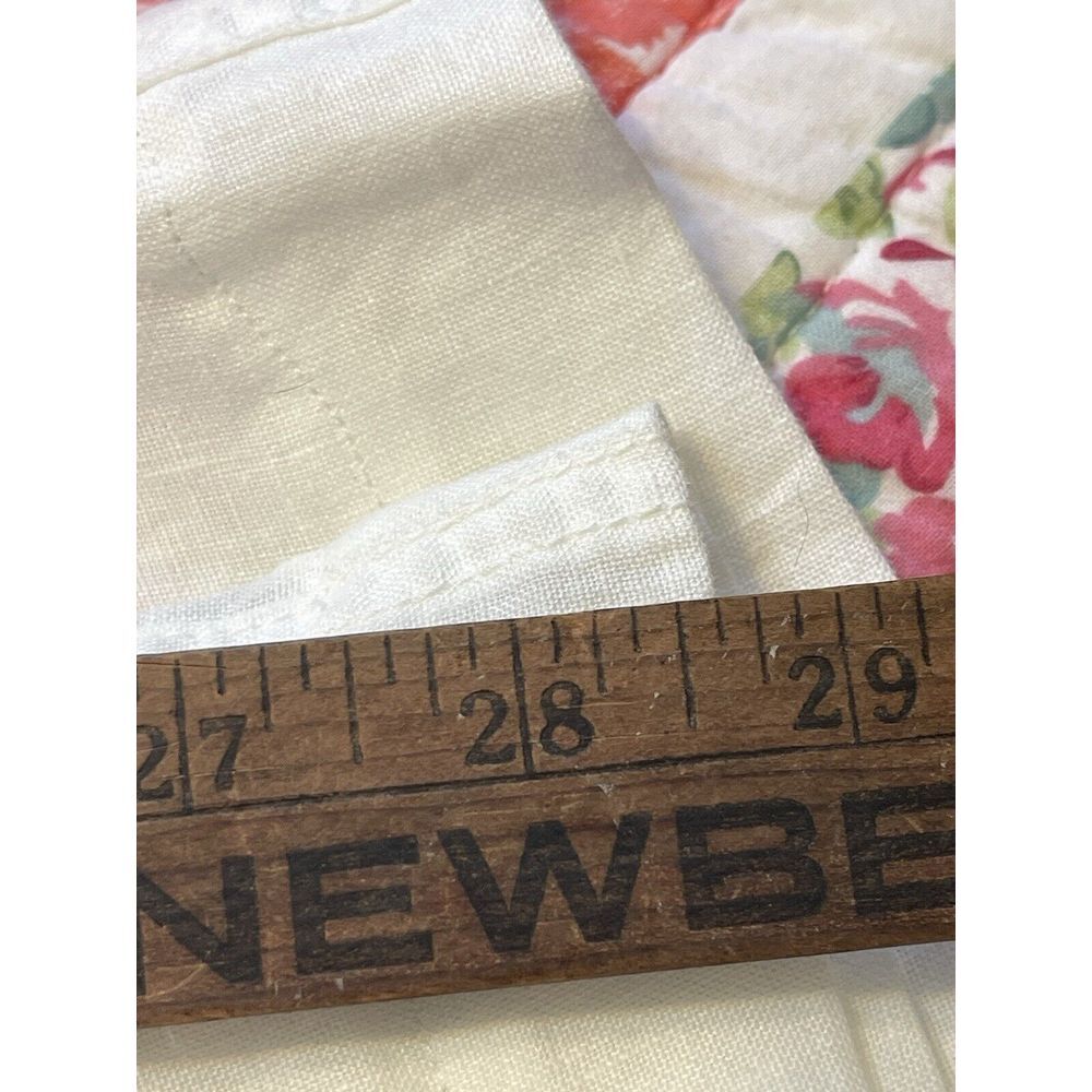 Joie Revolve Irreplaceable Linen Pants Off White Wide Leg Drawstring Waist 12 - Picture 8 of 8